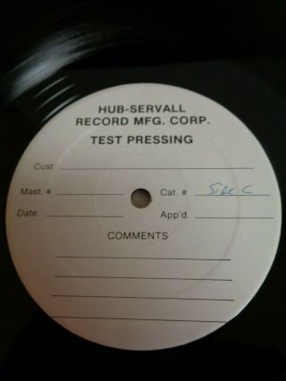 Rocky Horror Picture Show Audience Par - Tic - I - Pation Album Test Pressing Disc 2