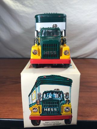Vintage 1976 NOS HESS Fuel Oils Truck Toy In The Factory Box 2