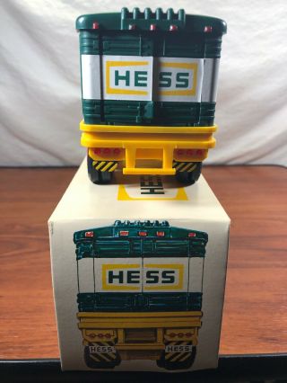 Vintage 1976 NOS HESS Fuel Oils Truck Toy In The Factory Box 4