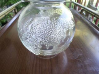 VTG World Globe Map Glass Canning Embossed Jar Bottle Zinc Lid Mason Arts Craft 2