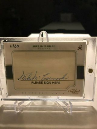 2017 Certified Cuts Mike Mccormack Signed Cut Auto Autograph 11/20 Browns