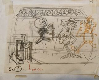 Quisp And Quake Cereal Box Commercial Storyboard Sketches Jay Ward 4