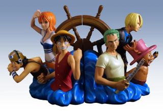 Shonen Jump One Piece Bookends Statue Set - Limited Edition