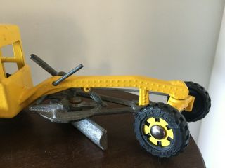 Vintage Fun Ho Grader Yellow Construction Toy No 803 Made in Zealand 1970 ' s 3