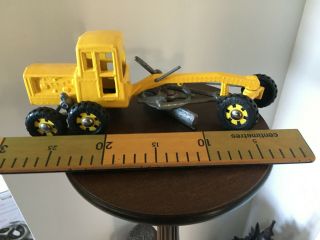 Vintage Fun Ho Grader Yellow Construction Toy No 803 Made in Zealand 1970 ' s 4