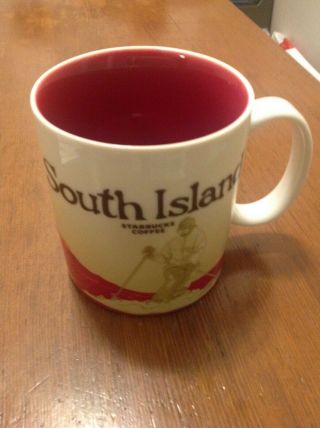Rare South Island Starbucks Collector Series Mug.  Very Hard To Find.