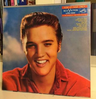 Elvis Presley For Lp Fans Only Rca Lpm - 1990