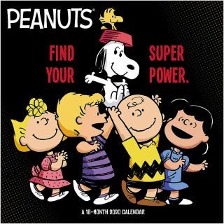 Peanuts Comic Strip 16 Month 2020 Wall Calendar