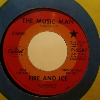 Fire And Ice The Music Man Promo 45 Rare Mod Freakbeat Garage Psych