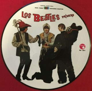 The Beatles Los Beatles Primero Rare Picture Disc Lp Circulo Musical No.  221