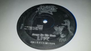 KING DIAMOND - SONGS FOR THE DEAD LIVE (TRANSPARENT BLUE W/WHITE SPLATTER VINYL) 7