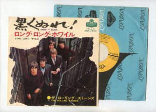 The Rolling Stones 7 " Single Japan Paint It Black