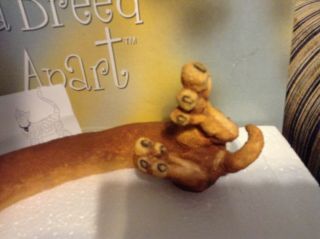 ADORABLE & WHIMSICAL DACHSHUND DOG FIGURINE BY A BREED APART,  70033 3
