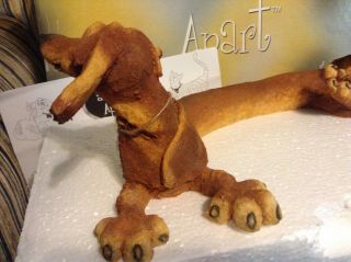 ADORABLE & WHIMSICAL DACHSHUND DOG FIGURINE BY A BREED APART,  70033 4