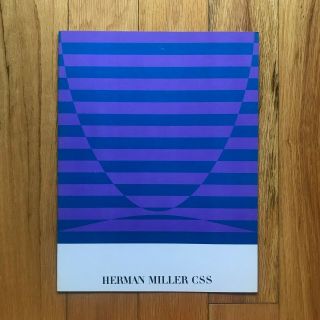 Herman Miller Css Comprehensive Storage System 1961 Stapled Booklet — Nelson