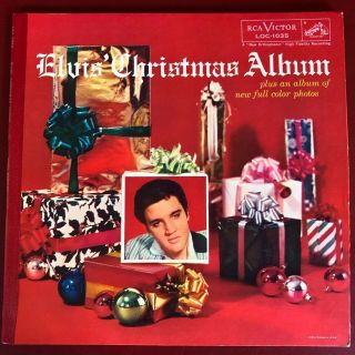 Elvis Presley Christmas Album Rca 1035 With Gate Fold Sleeve 1957