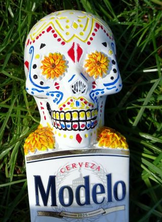 Modelo Espical Day Of The Dead Beer Tap Handle