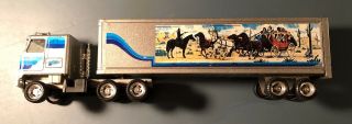 Smokey And The Bandit Vintage 1981 Ertl 1/24 Scale Semi Trailer And Sheriff Car