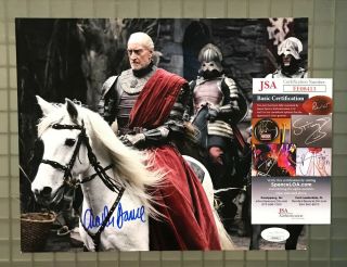 Charles Dance Signed 8x10 Game Of Thrones Tywin Lannister Photo Jsa Auto