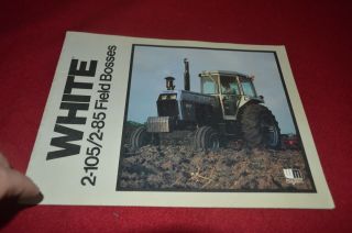 White Tractor 2 - 105 2 - 85 Tractor Dealers Brochure Yabe10