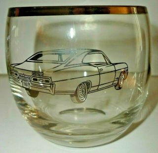 6 Vtg 1967 Chevrolet Drink Glasses: Corvette Camaro Nova Corvair Chevelle Impala 5