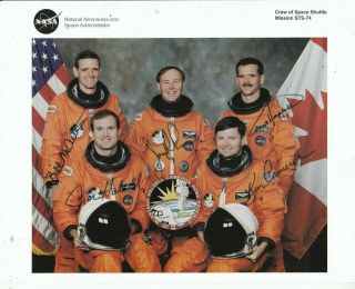 Fie Member Astronaut Crew Sts - 74 Nasa Space Shuttle Signed Photo & Handwritn Nte