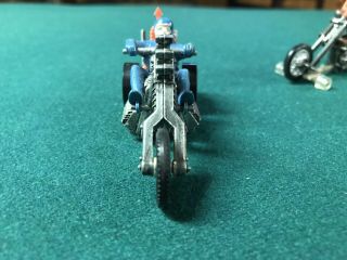 1971 Hot Wheels Rrrumblers Torque Chop Motorcycle Blue Rider 4