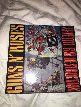 Guns & Roses Appetite For Destruction Banned Cover 1987 12” Rare