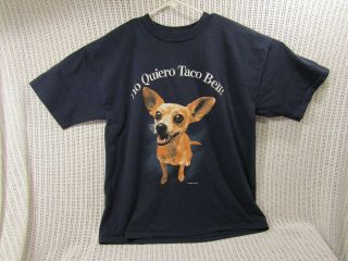 Vintage 1998 Yo Quiero Taco Bell Chihuahua Dog T Shirt Mens Size Xl