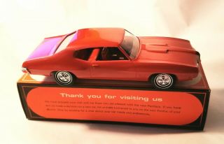 Vtg 1970 Pontiac Gto 500 Dealer Promo - Screw Bottom Prize Code Car - W/ Box