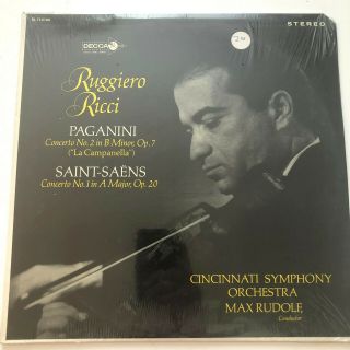 Ruggiero Ricci/rudolf Paganini/saint - Saens Concertos Decca Gold Dl 710106