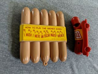 Vintage Oscar Mayer Wiener Advertising Whistles Wienermobile Meyer Weiner 2