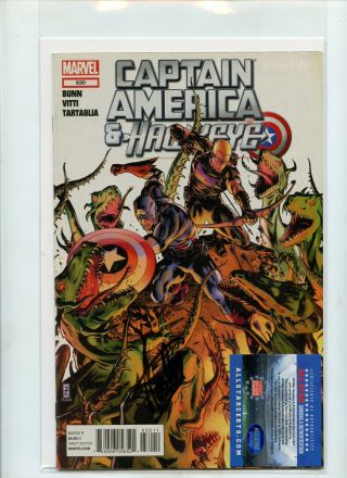 Stan Lee Signed Captain America & Hawkeye 630 - Hologram All Star 11052
