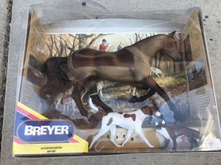 Breyer Horse Traditional 3359 Fox Hunting Gift Set Collectible