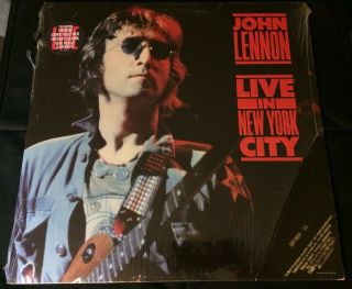 John Lennon - " Live In York City " Lp,  1986 Capitol Rec.  Numbered Promo