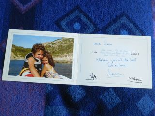 Princess Elena Of Spain - Wonderful Hand Signed Christmas Card 2008