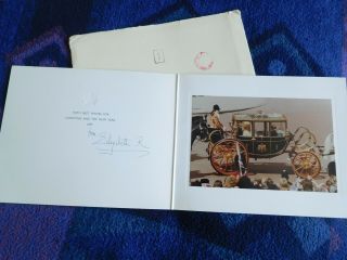 Queen Elizabeth The Queen Mother - Signed 1977 Chirstmas Card
