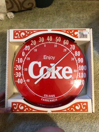 Coca Cola Thermometer 1984 Enjoy Coke