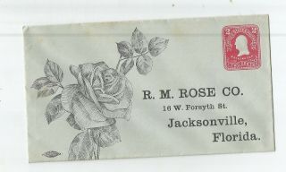 Extreme Advertising Cover: 1904 R.  M.  Rose Co.  Jacksonville,  Florida
