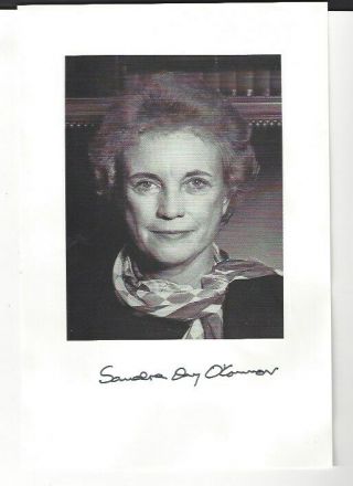 Supreme Court Justice Sandra Day O’connor 6”x8” Signed Picture