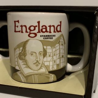 Starbucks London England Demitasse Mug Espresso Coffee Cups Set 3 oz 3