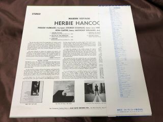 HERBIE HANCOCK MAIDEN VOYAGE BLUE NOTE GXK 8050 OBI STEREO JAPAN VINYL LP 7