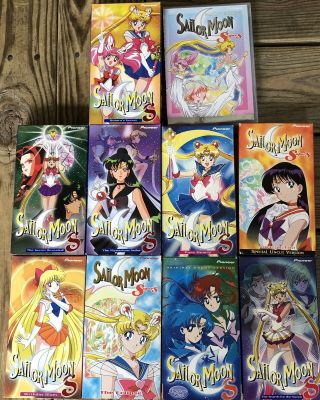 Sailor Moon Doll Set And Bonus 9 Sailor Moon VHS tapes/1 DVD 6