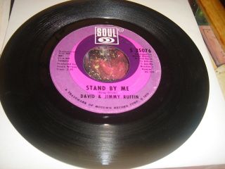 David & Jimmy Ruffin " Stand By Me / Your Love Was Worth Waiting For " Motown Ex,