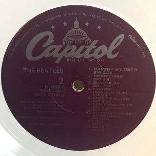 1978 The Beatles – The Beatles - Capitol Archive White Vinyl Posters/Photos NM 5
