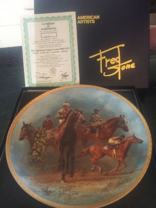 Kentucky Derby Fred Stone - The American Triple Crown 1948 - 1978 Plate