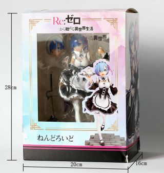 Re:Life in a different world from zero Rem pvc figures toy figma ANIME doll 7