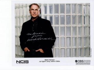 Mark Harmon Autographed 8x10 Color Photo Awesome Pose From Ncis To Brian
