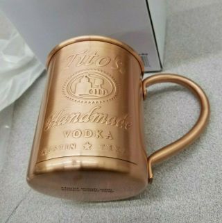Tito ' s Vodka Copper Moscow Mule Mug - Brand 3