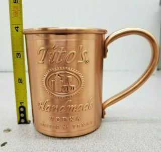 Tito ' s Vodka Copper Moscow Mule Mug - Brand 5